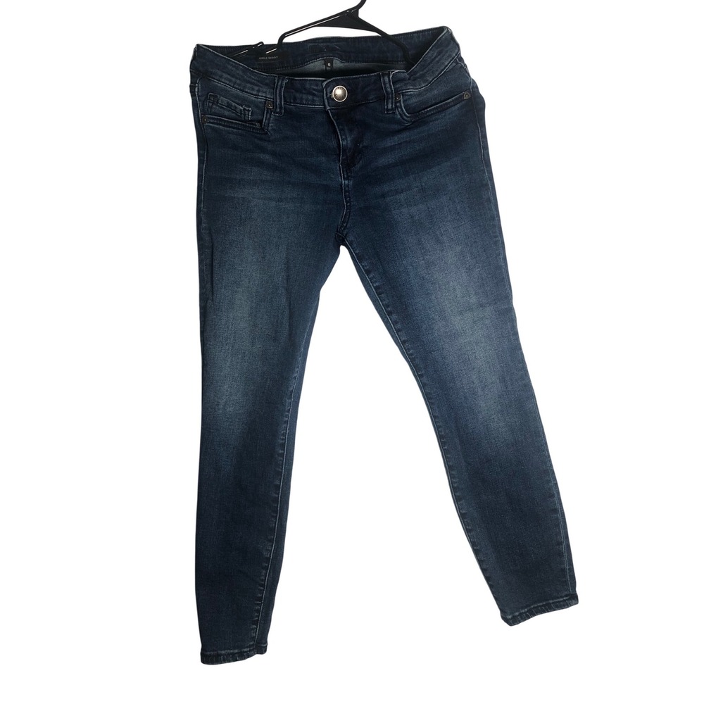 Kut from the Kloth Ankle Skinny Jeans Women 8 Blue Dark Wash Denim Stretch